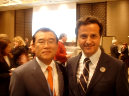 Soo-Ku Lee, President of the Korean Dental Association, and I