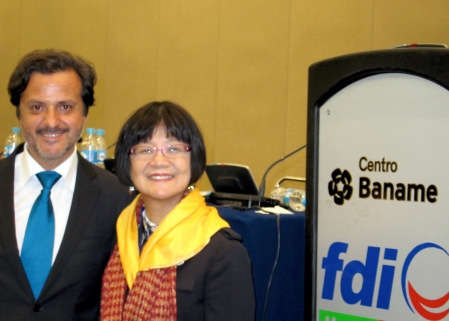 With the FDI president-elect, TC Wong, from Hong Kong