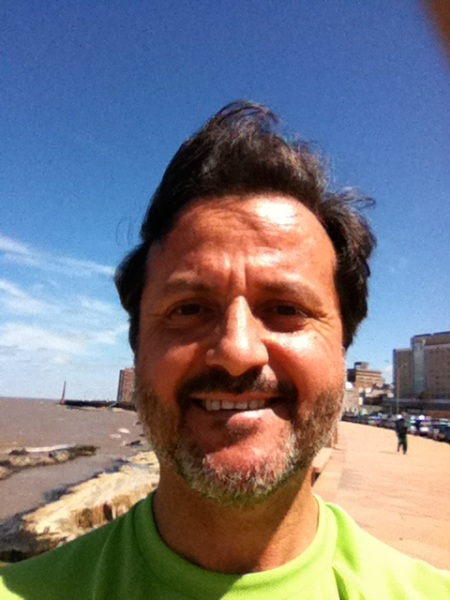 Than I had a break so I could do a jogging at the Montevideo seaside.