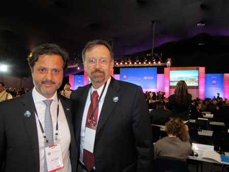 With José Gomes do Amaral, president-elect of the World Medical Association.