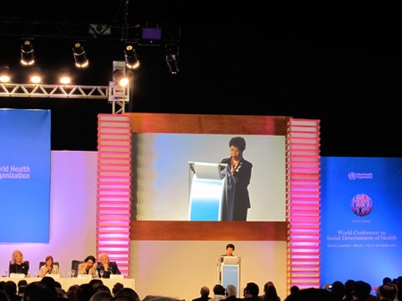 Dr. Margaret Chan, World Health Organization (WHO) director-general, addressing to the Assembly.
