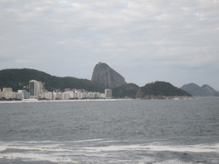 A view from Forte de Copacabana.