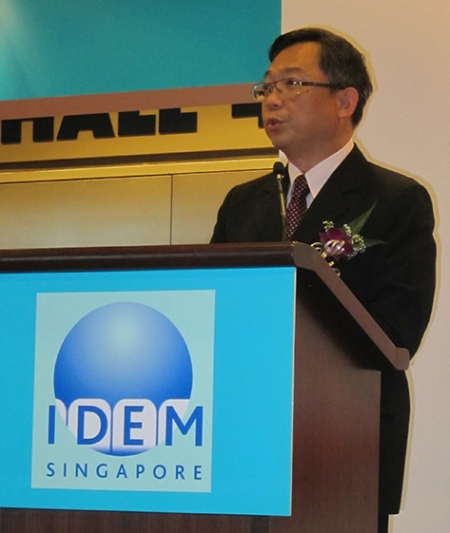 Singapore Ministry of Health, Gan Kim Yong, addressing at the opening. My speech is below. 