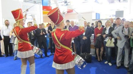 Official opening of Moscow DentalExpo, at Crocus-Expo.