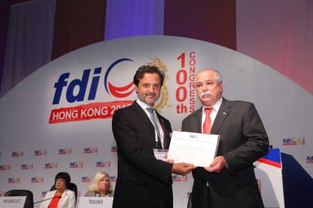 With Silvio Cecchetto, president of the Brazilian Association of Dentists, ABCD.